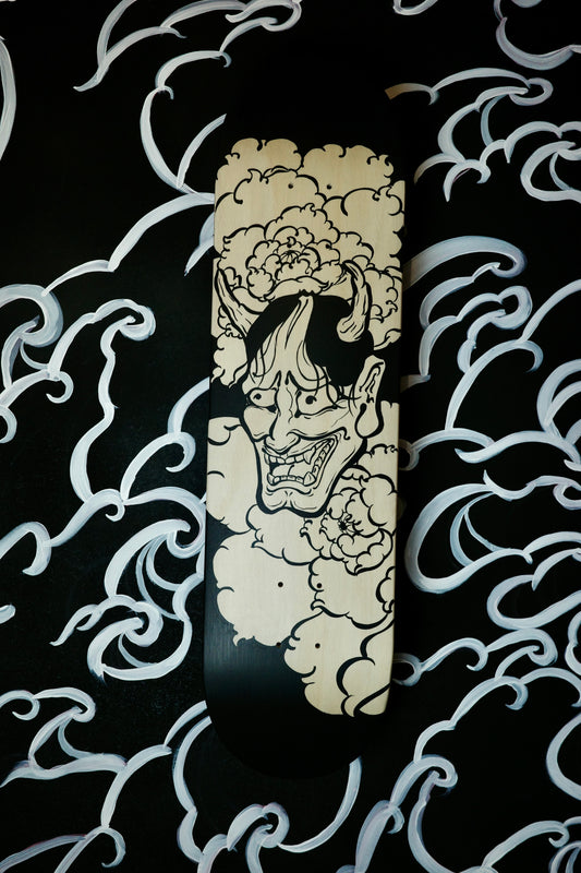 HANYA & PEONIES - SKATEBOARD DECK 1/1