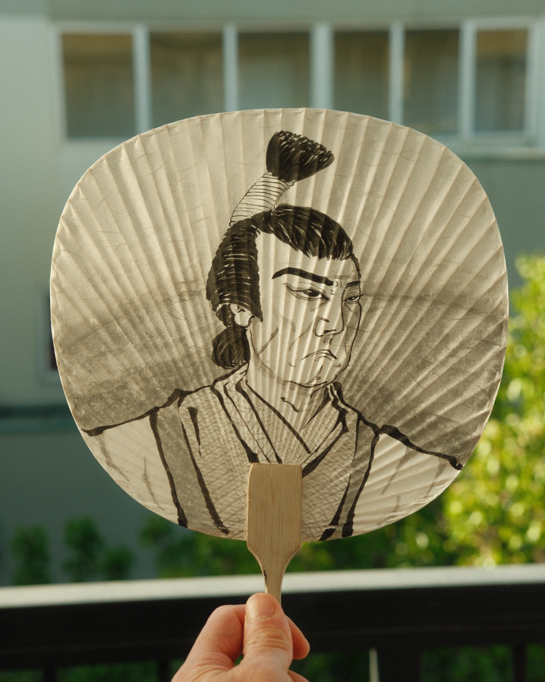 PAPER FAN - BUSHI PORTRAIT 1/1