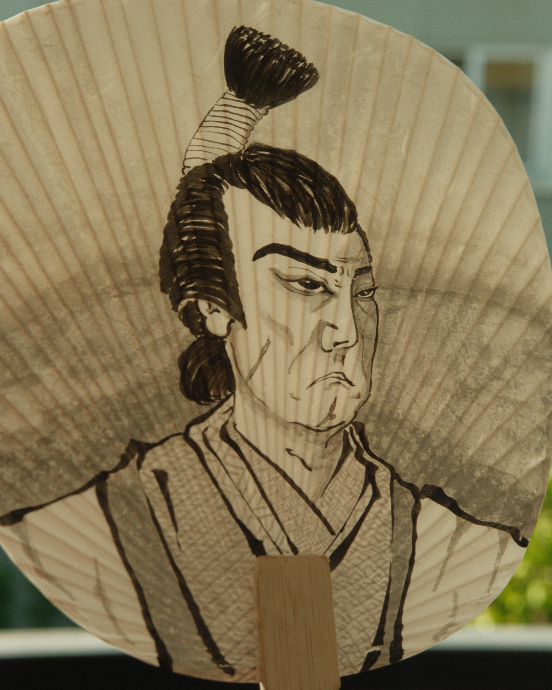 PAPER FAN - BUSHI PORTRAIT 1/1