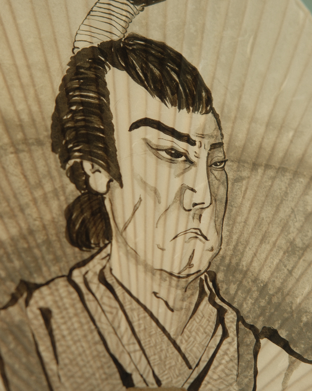 PAPER FAN - BUSHI PORTRAIT 1/1