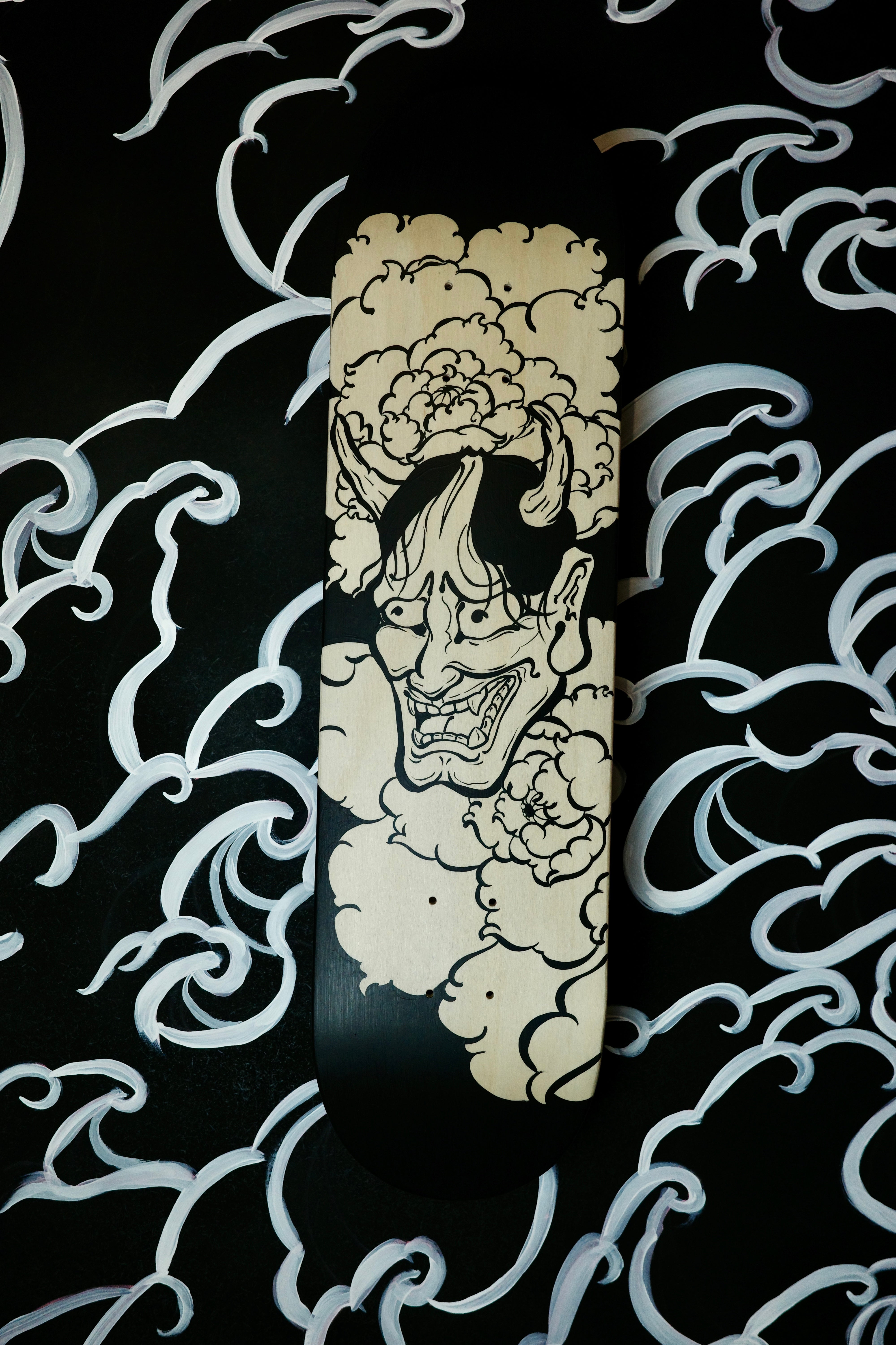 HANYA & PEONIES - SKATEBOARD DECK 1/1