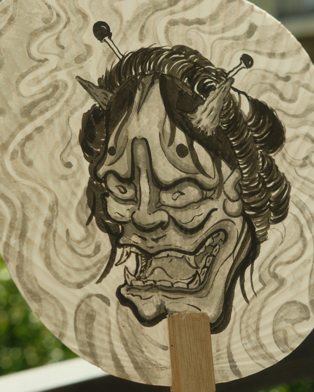 PAPER FAN - HANYA GEISHA 1/1