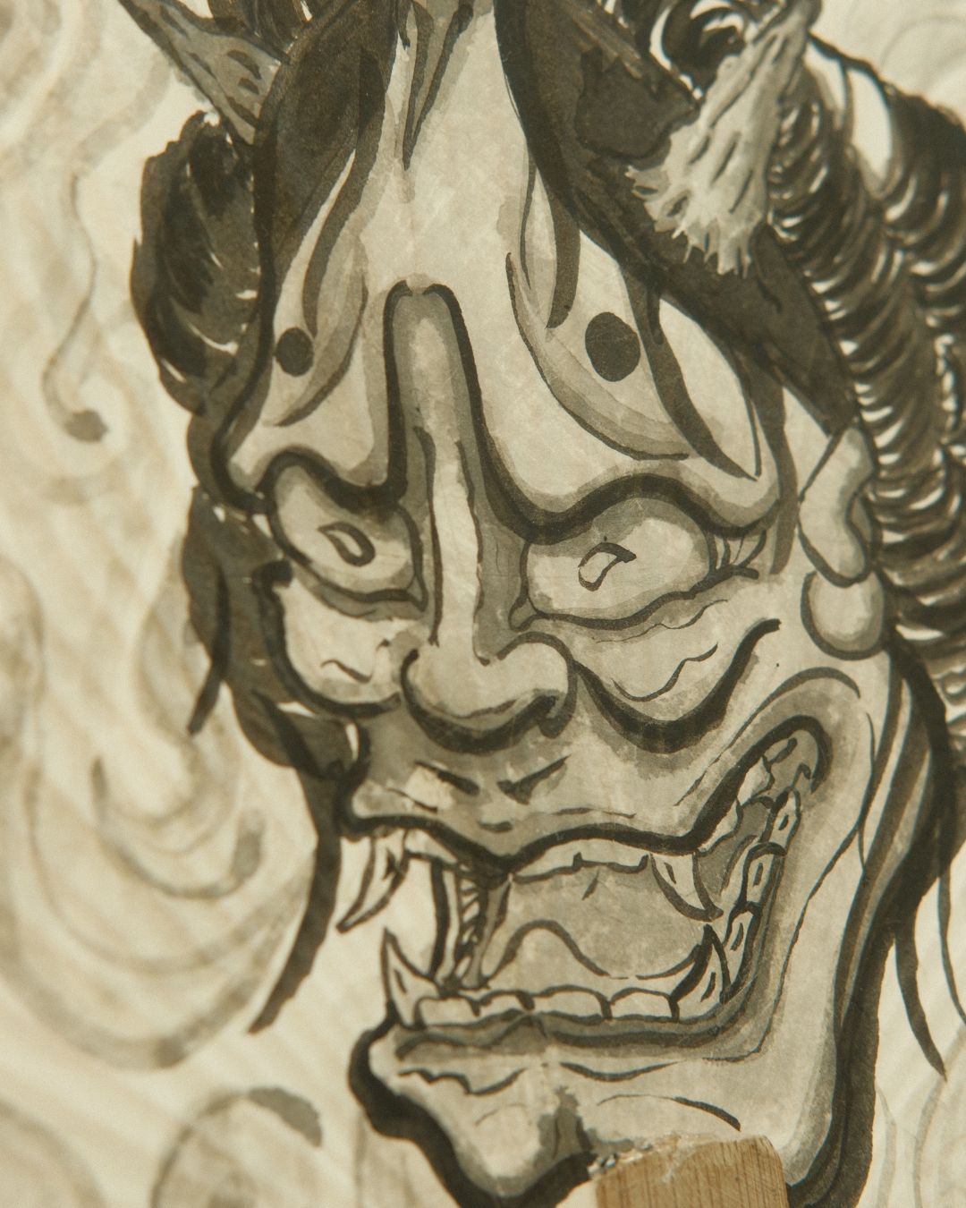 PAPER FAN - HANYA GEISHA 1/1