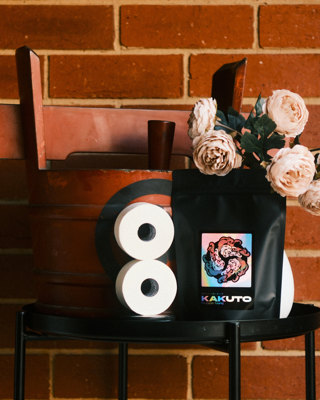 Kakuto white finger tape 10 pack – premium cotton finger tape designed for joint support, grip durability, and frequent training use