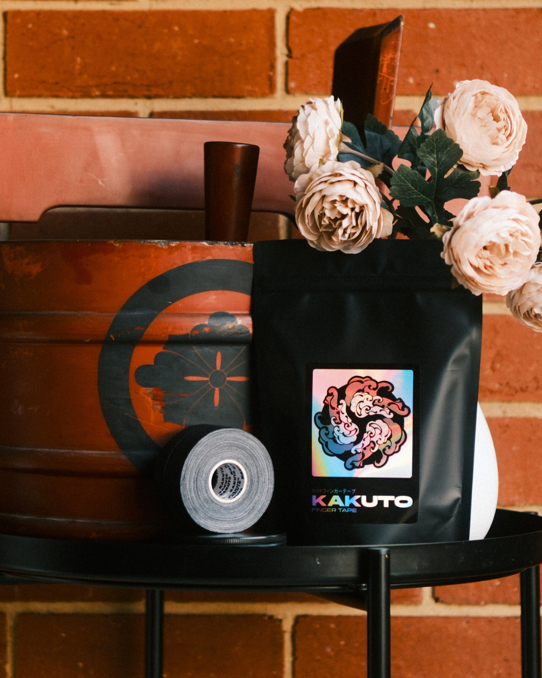 Kakuto black finger tape 5 pack – durable non-elastic finger tape for athletes needing reliable finger protection during regular training