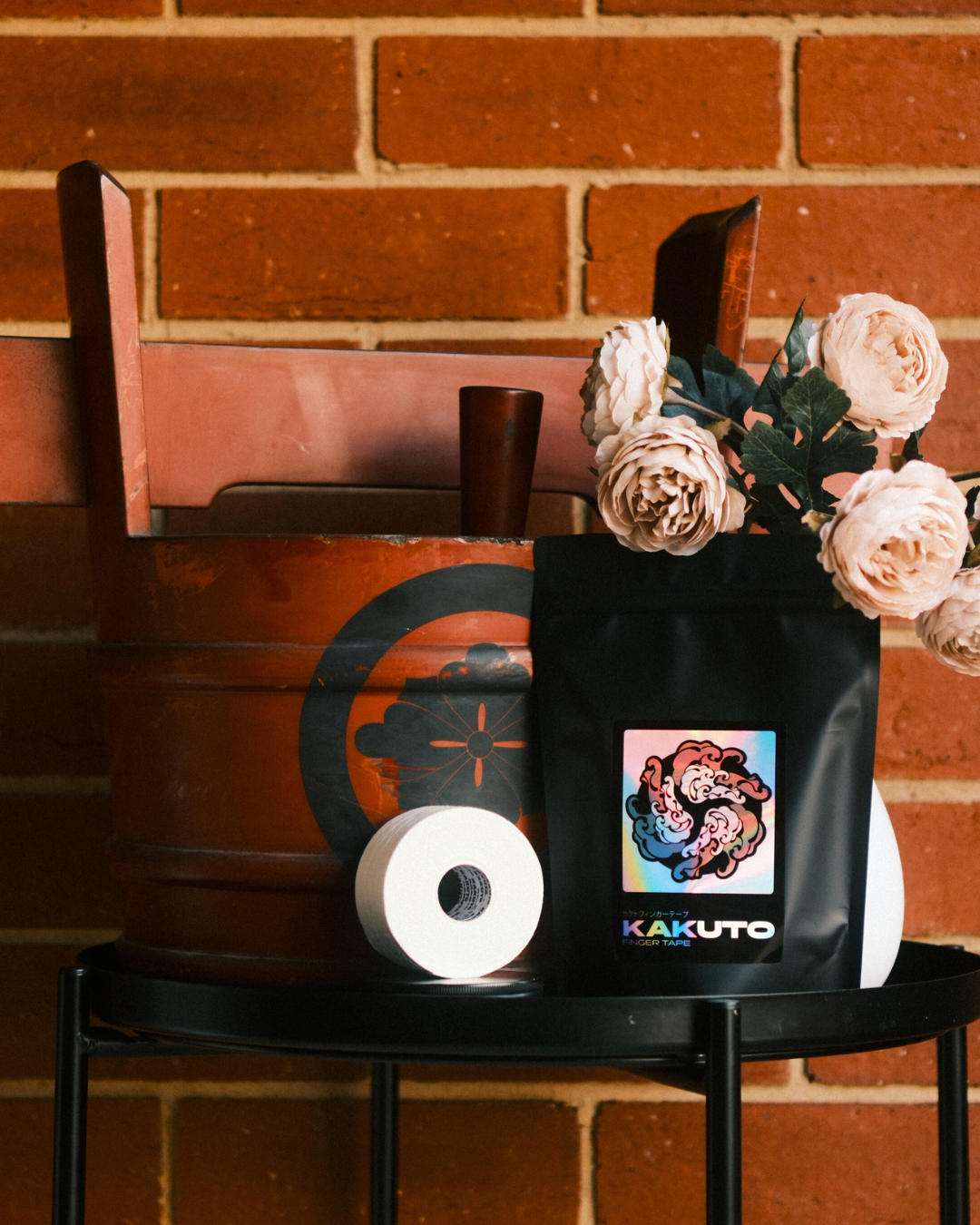 Kakuto white finger tape 5 pack – breathable cotton finger tape for grip support and finger joint stability in everyday sessions