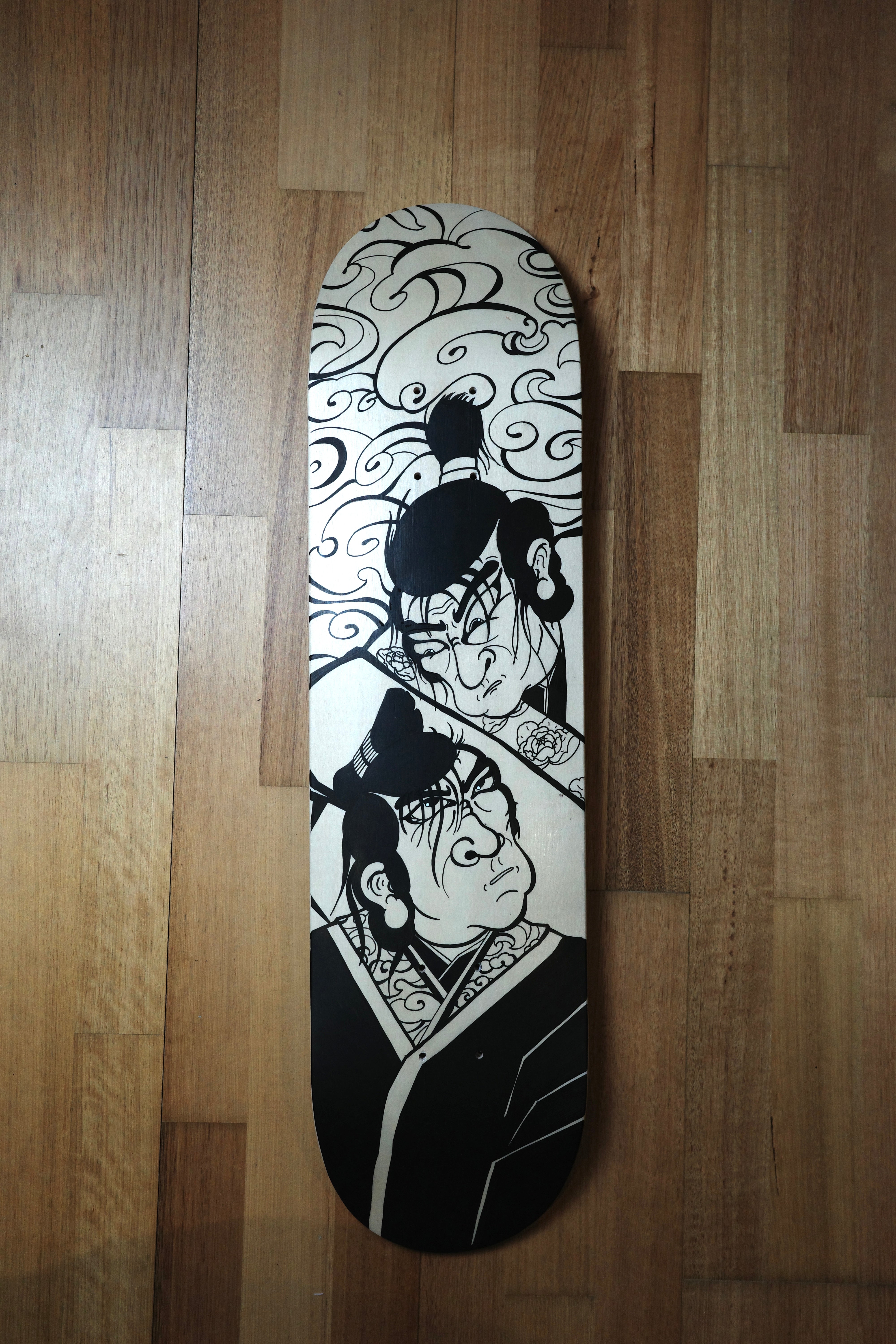 SAMURAI DUEL - SKATEBOARD DECK 1/1