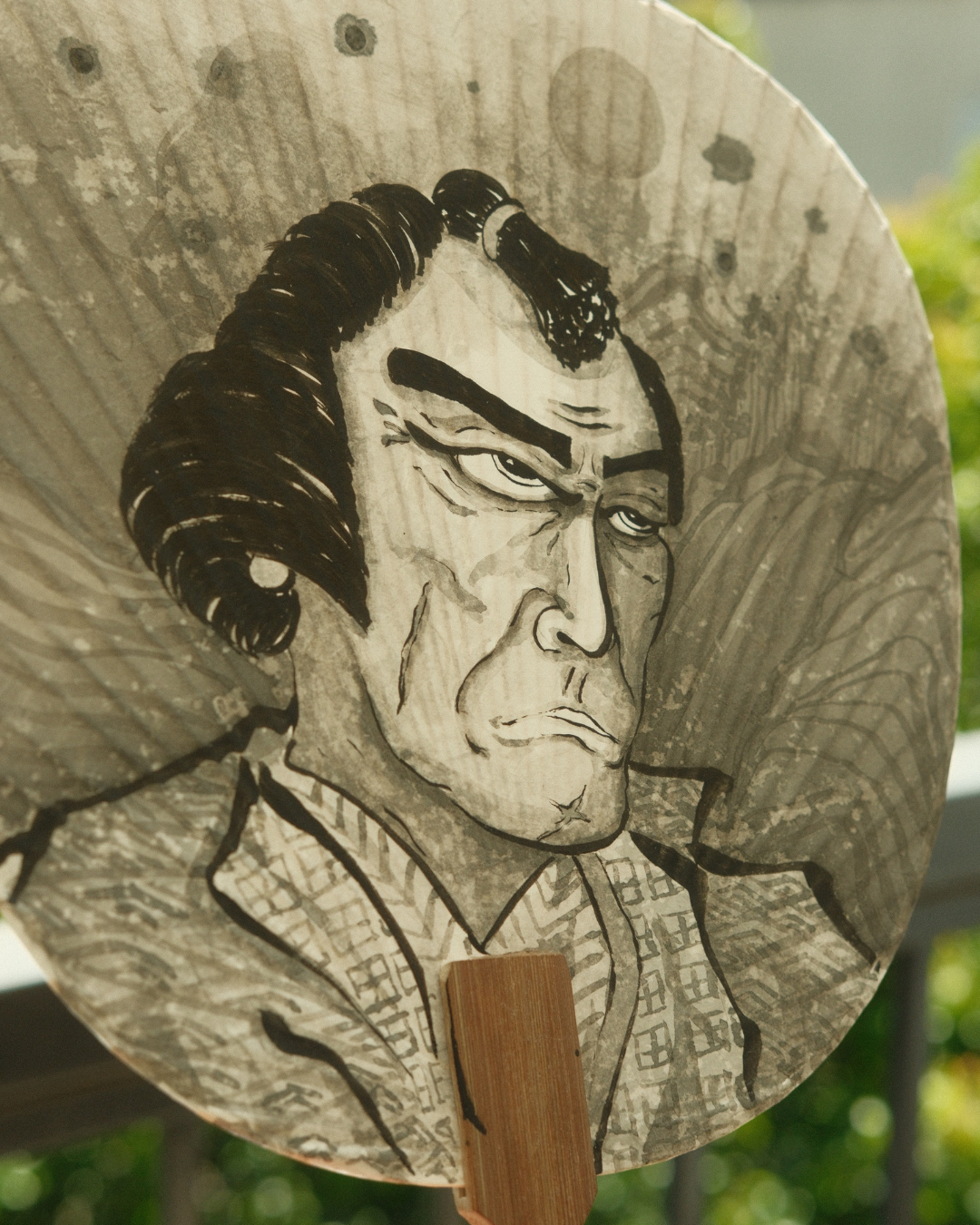 PAPER FAN - BUSHI PORTRAIT 2 - 1/1