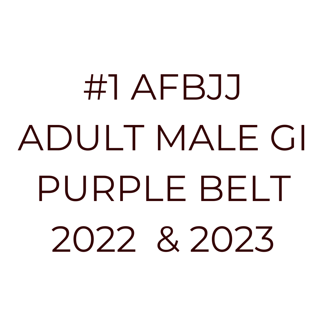 TYE COLLIER: #1 AFBJJ ADULT MALE GI PURPLE BELT 2022 - 2023