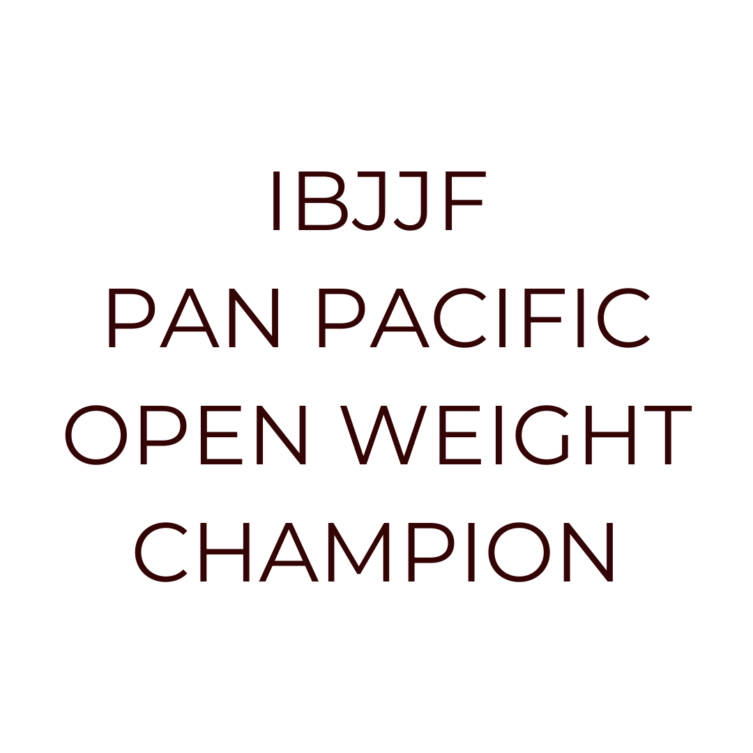 TYE COLLIER: IBJJF PAN PACIFIC OPEN WEIGHT CHAMPION